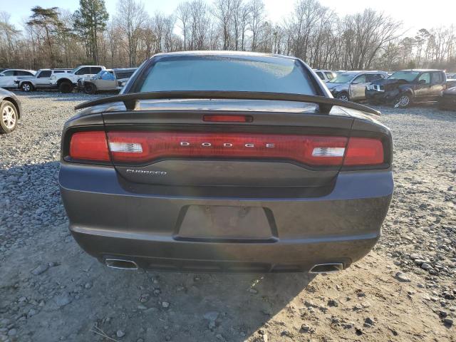 2C3CDXBG7EH145533 - 2014 DODGE CHARGER SE GRAY photo 6