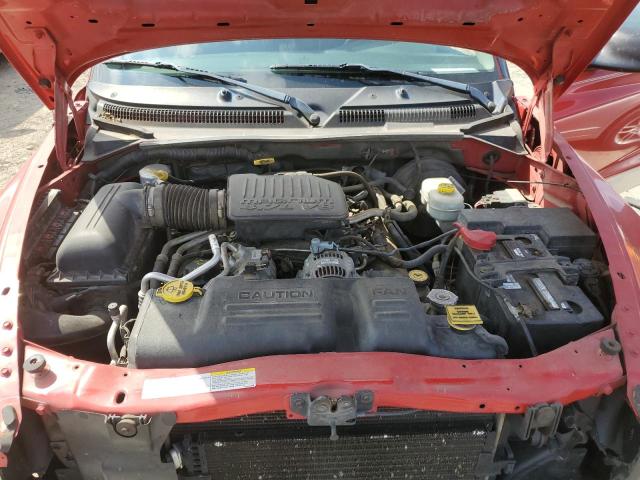 1D7GL42N64S717248 - 2004 DODGE DAKOTA SLT RED photo 11