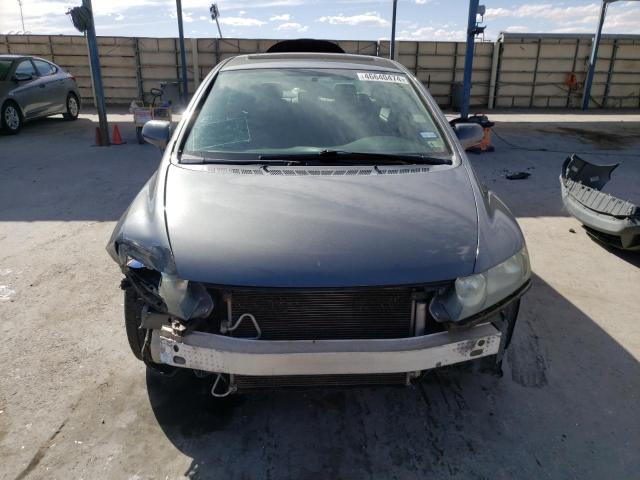 1HGFA16829L022041 - 2009 HONDA CIVIC EX GRAY photo 5