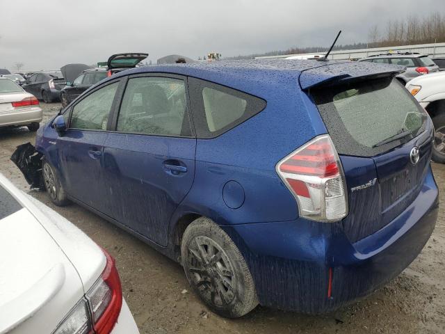 JTDZN3EU2GJ045631 - 2016 TOYOTA PRIUS V BLUE photo 2