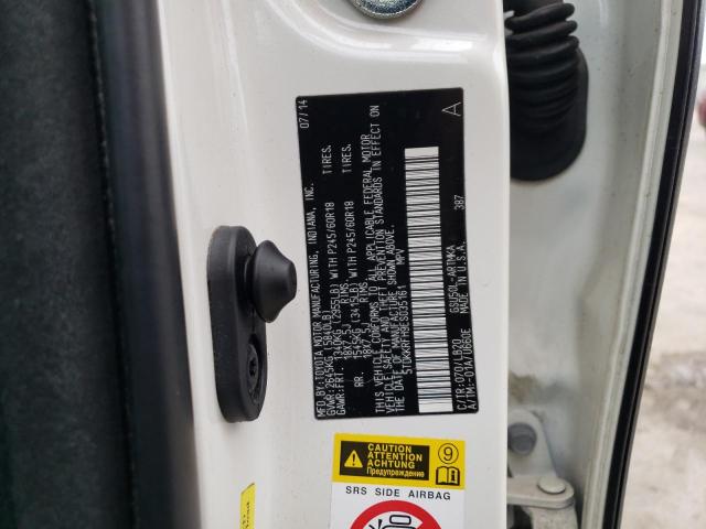 5TDKKRFH9ES035161 - 2014 TOYOTA HIGHLANDER XLE Ağ foto 12