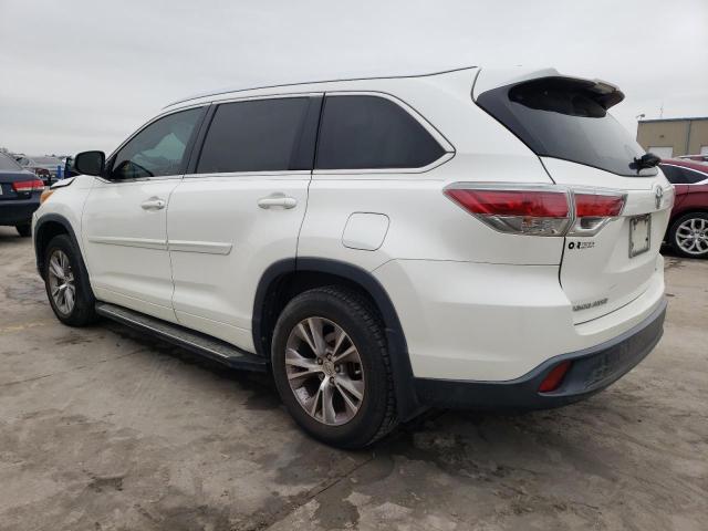 5TDKKRFH9ES035161 - 2014 TOYOTA HIGHLANDER XLE Ağ foto 2