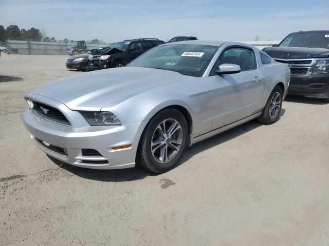 1ZVBP8AM9E5267102 - 2014 FORD MUSTANG SILVER photo 1