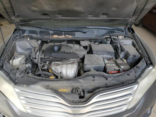 4T3ZA3BBXAU037820 - 2010 TOYOTA VENZA GRAY photo 12