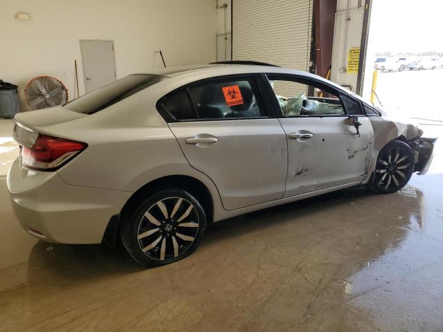 2HGFB2F99FH510682 - 2015 HONDA CIVIC EXL SILVER photo 3