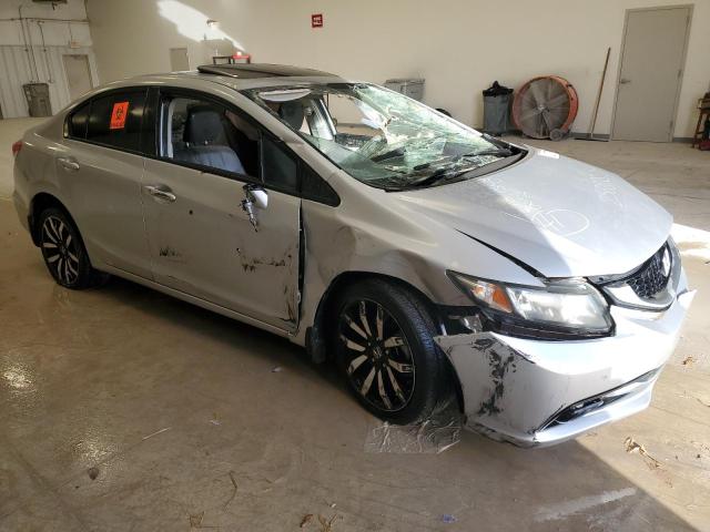 2HGFB2F99FH510682 - 2015 HONDA CIVIC EXL SILVER photo 4
