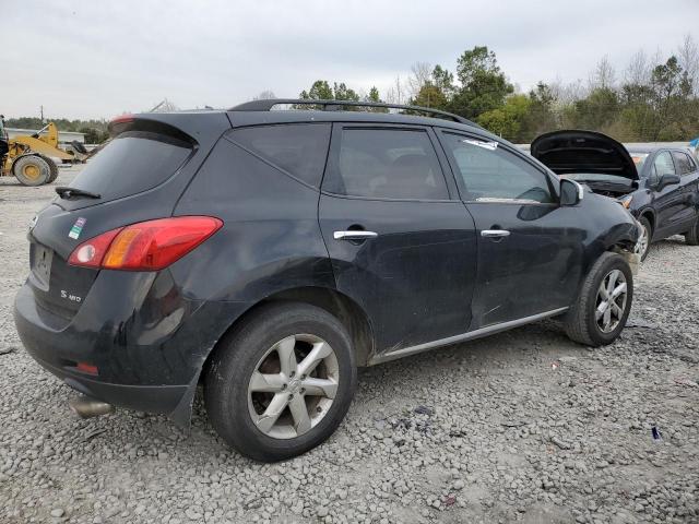 JN8AZ18W59W141685 - 2009 NISSAN MURANO S BLACK photo 3