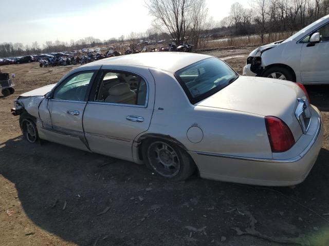 1LNHM83W6XY630621 - 1999 LINCOLN TOWN CARTIER BEIGE photo 2