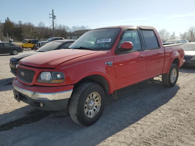 1FTRW08W01KF11339 - 2001 FORD F150 SUPERCREW RED photo 1