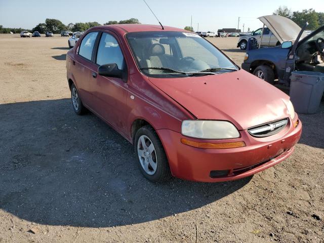 KL1TD52655B400414 - 2005 CHEVROLET AVEO BASE RED photo 1