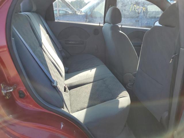 KL1TD52655B400414 - 2005 CHEVROLET AVEO BASE RED photo 6