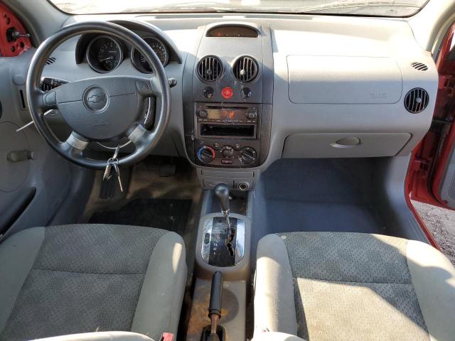 KL1TD52655B400414 - 2005 CHEVROLET AVEO BASE RED photo 9