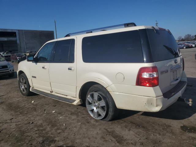 1FMFK20538LA53096 - 2008 FORD EXPEDITION EL LIMITED WHITE photo 2