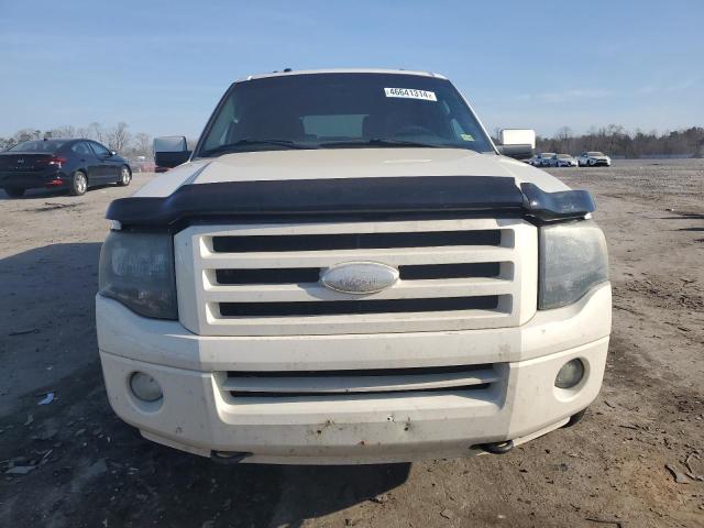 1FMFK20538LA53096 - 2008 FORD EXPEDITION EL LIMITED WHITE photo 5