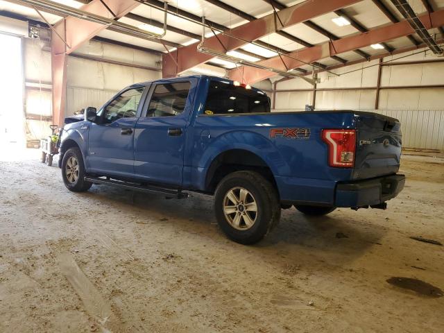 1FTEW1EP1FFC92103 - 2015 FORD F150 SUPERCREW BLUE photo 2