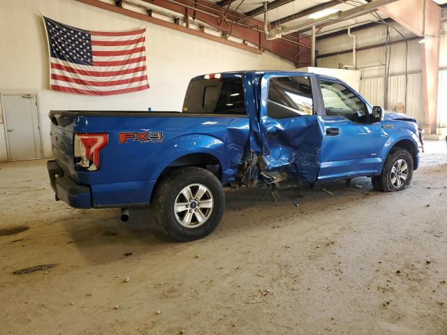 1FTEW1EP1FFC92103 - 2015 FORD F150 SUPERCREW BLUE photo 3