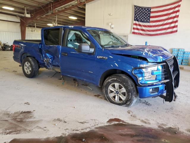1FTEW1EP1FFC92103 - 2015 FORD F150 SUPERCREW BLUE photo 4