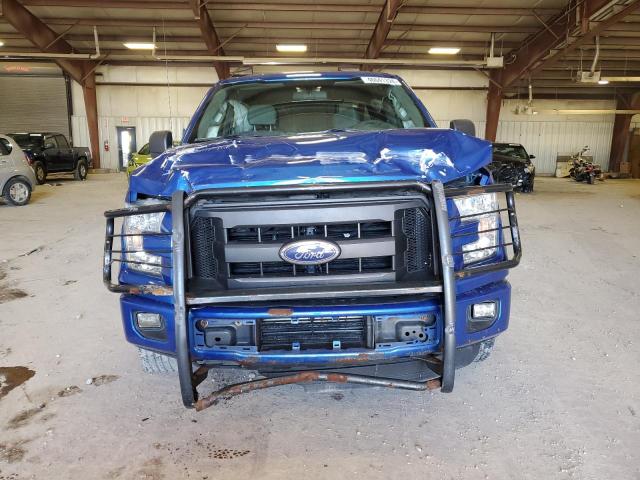 1FTEW1EP1FFC92103 - 2015 FORD F150 SUPERCREW BLUE photo 5