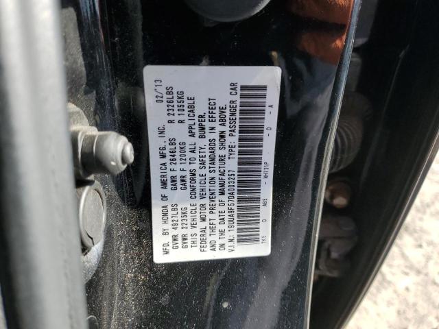19UUA9F57DA003257 - 2013 ACURA TL TECH BLACK photo 12
