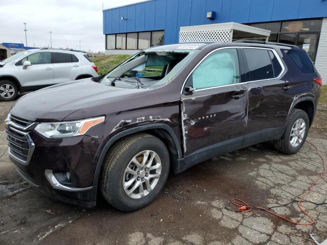 1GNERGKW1LJ115394 - 2020 CHEVROLET TRAVERSE LT BURGUNDY photo 1