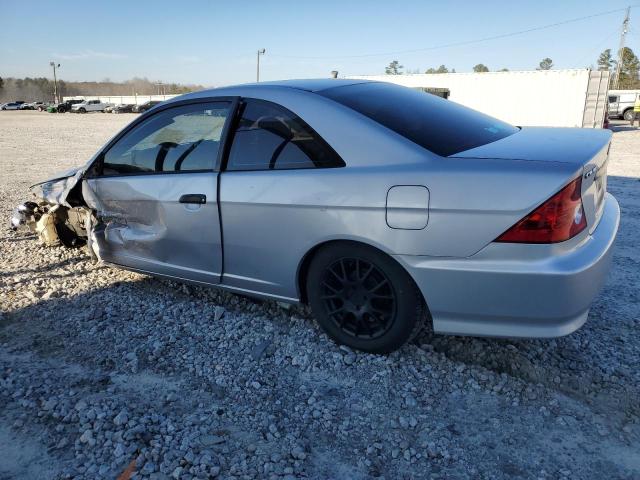 1HGEM22195L020959 - 2005 HONDA CIVIC DX VP SILVER photo 2