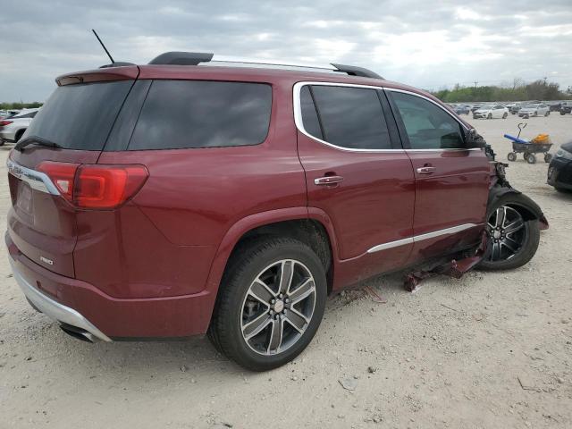 1GKKNXLS5JZ120698 - 2018 GMC ACADIA DENALI MAROON photo 3