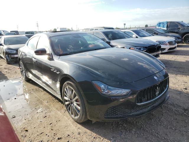 ZAM57XSA2H1215493 - 2017 MASERATI GHIBLI BLACK photo 4