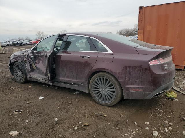 3LN6L5E95HR653338 - 2017 LINCOLN MKZ RESERVE BURGUNDY photo 2