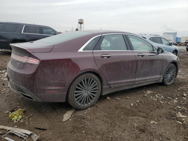3LN6L5E95HR653338 - 2017 LINCOLN MKZ RESERVE BURGUNDY photo 3