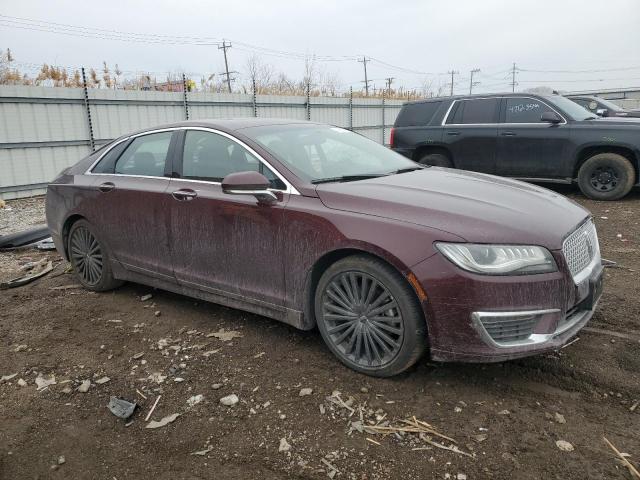3LN6L5E95HR653338 - 2017 LINCOLN MKZ RESERVE BURGUNDY photo 4