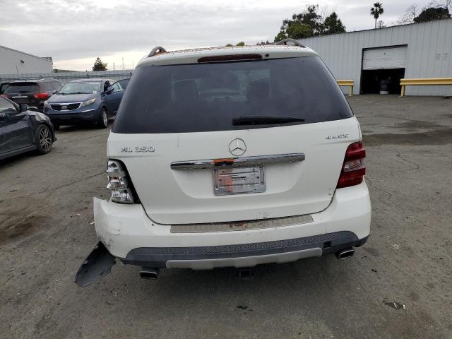 4JGBB86E68A358905 - 2008 MERCEDES-BENZ ML 350 WHITE photo 6