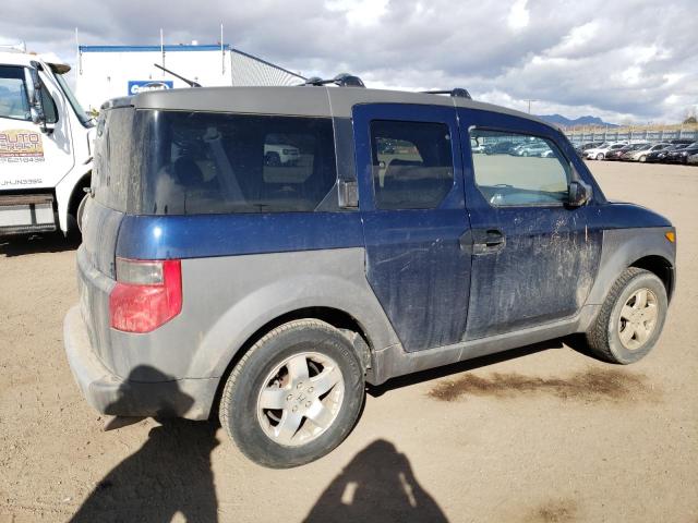 5J6YH28573L038992 - 2003 HONDA ELEMENT EX BLUE photo 3