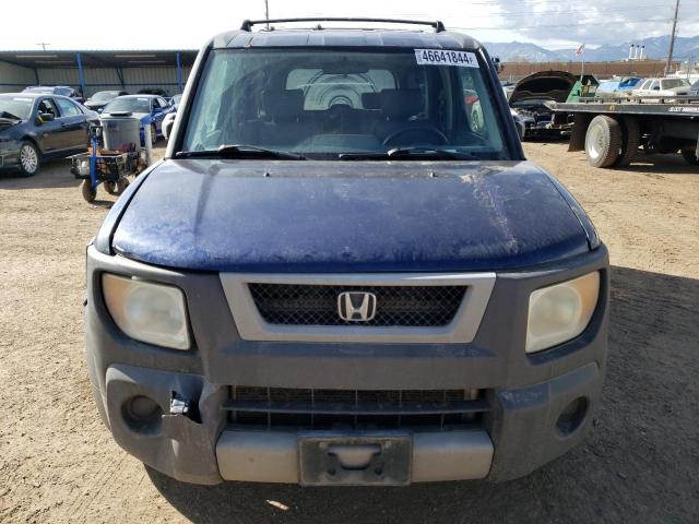 5J6YH28573L038992 - 2003 HONDA ELEMENT EX BLUE photo 5