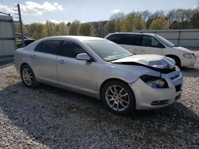 1G1ZE5EU4BF380048 - 2011 CHEVROLET MALIBU LTZ ვერცხლისფერი ფოტო 4