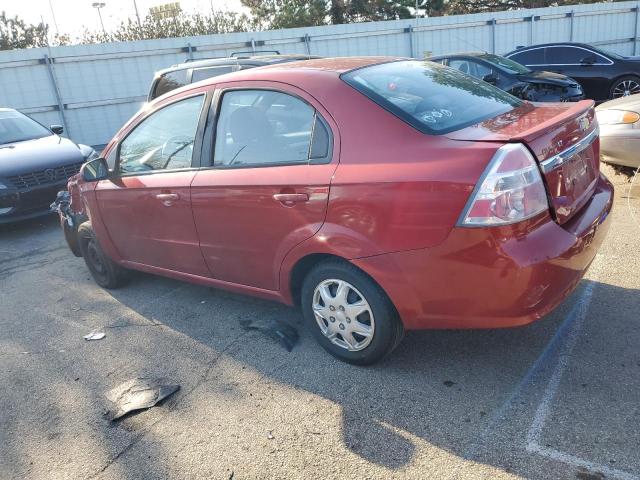 KL1TD5DE6BB123868 - 2011 CHEVROLET AVEO LS RED photo 2