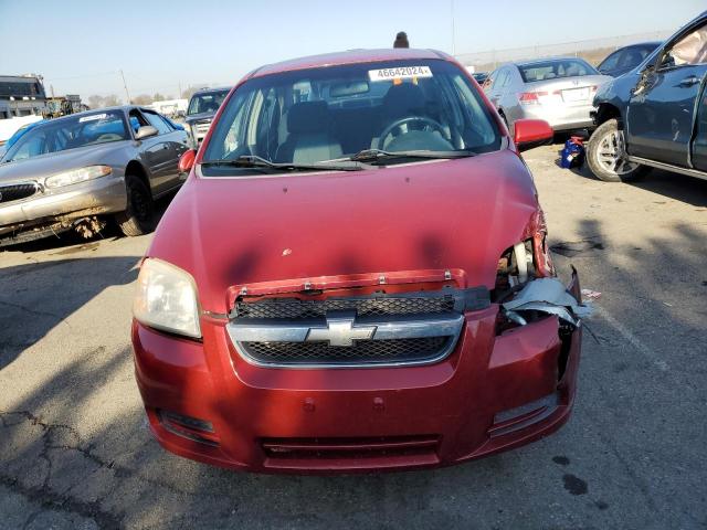 KL1TD5DE6BB123868 - 2011 CHEVROLET AVEO LS RED photo 5