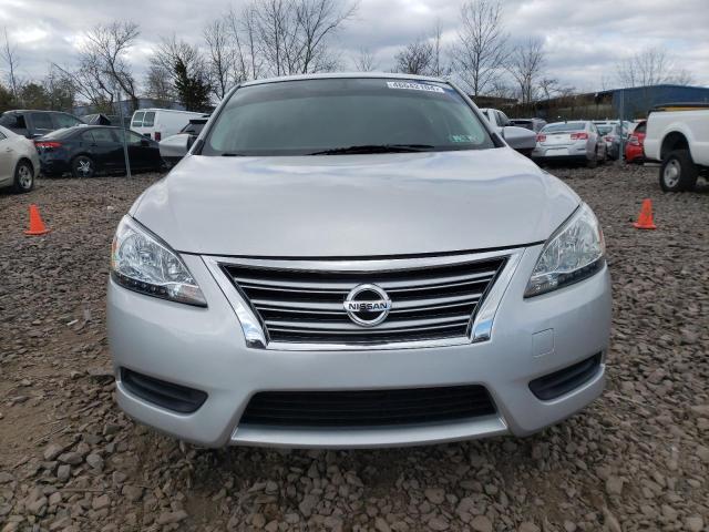 3N1AB7AP5EL616471 - 2014 NISSAN SENTRA S SILVER photo 5