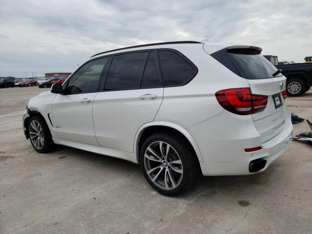 5UXKR6C5XF0J74352 - 2015 BMW X5 XDRIVE50I WHITE photo 2