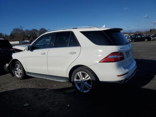 4JGDA5HBXFA577649 - 2015 MERCEDES-BENZ ML 350 4MATIC WHITE photo 2