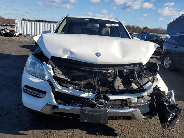 4JGDA5HBXFA577649 - 2015 MERCEDES-BENZ ML 350 4MATIC WHITE photo 5