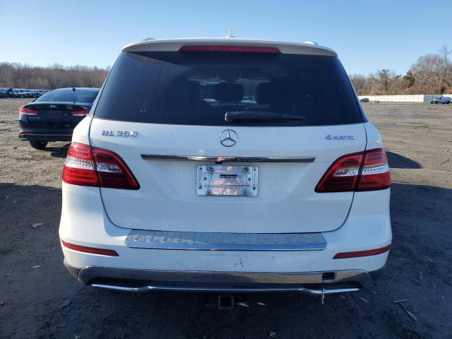 4JGDA5HBXFA577649 - 2015 MERCEDES-BENZ ML 350 4MATIC WHITE photo 6