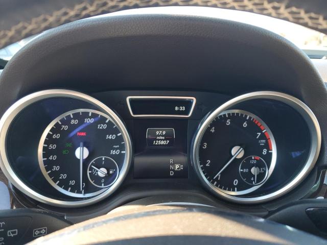 4JGDA5HBXFA577649 - 2015 MERCEDES-BENZ ML 350 4MATIC WHITE photo 9