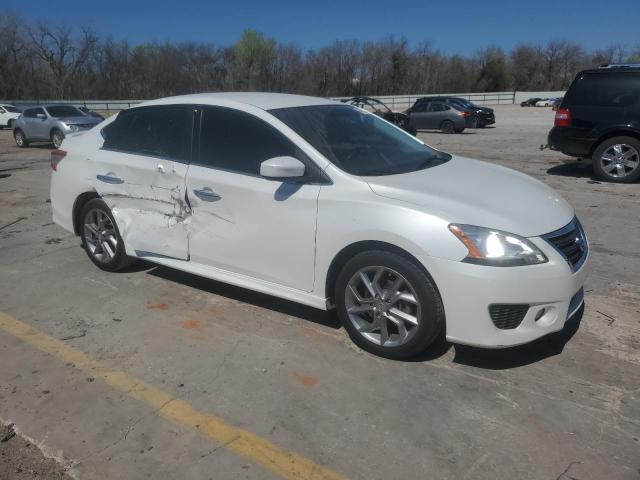 3N1AB7AP5DL716326 - 2013 NISSAN SENTRA S WHITE photo 4