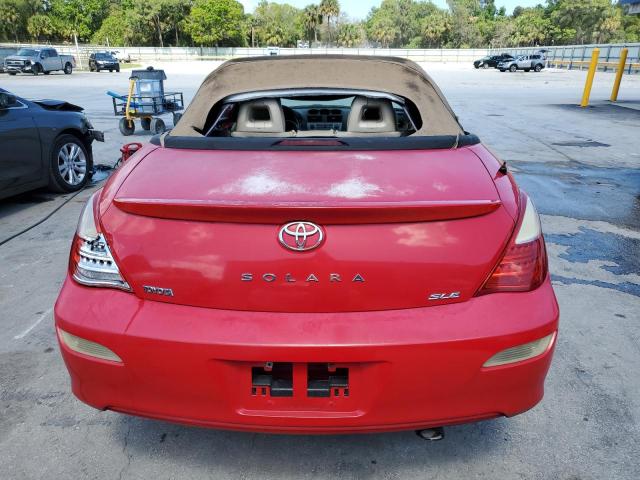 4T1FA38P67U108776 - 2007 TOYOTA CAMRY SOLA SE RED photo 6