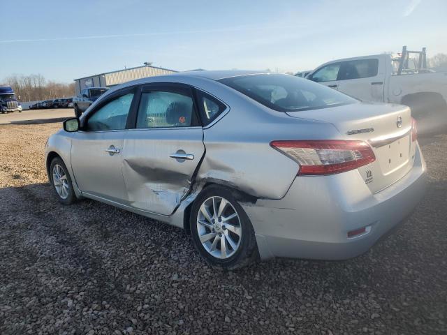 3N1AB7AP3DL760194 - 2013 NISSAN SENTRA S SILVER photo 2