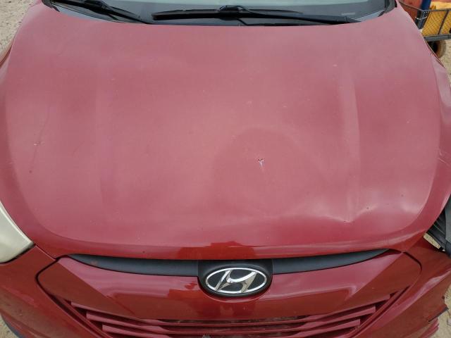 KM8JT3AC1AU082865 - 2010 HYUNDAI TUCSON GLS RED photo 11