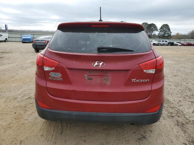 KM8JT3AC1AU082865 - 2010 HYUNDAI TUCSON GLS RED photo 6