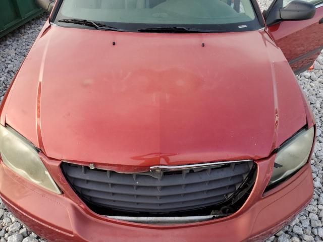 2C8GF48475R491447 - 2005 CHRYSLER PACIFICA RED photo 12