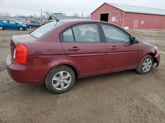 KMHCN45C48U264458 - 2008 HYUNDAI ACCENT GLS BURGUNDY photo 3