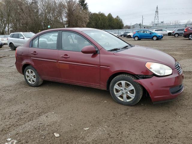 KMHCN45C48U264458 - 2008 HYUNDAI ACCENT GLS BURGUNDY photo 4